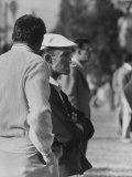 Golfer Gardner Dickinson, During the Los Angeles Open