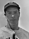 New York Yankee Joe Dimaggio in the Field