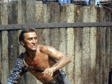 Actor Kirk Douglas in a Scene from the Film