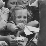 Ricky Nelson Fans Clamoring to Get His Autograph
