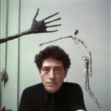 Portrait of Alberto Giacometti in His Studio