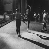 Buy Ballerina Maria Tallchief Rehearsing "Swan Lake" with Andre Eglevsky at AllPosters.com