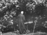 Robert Frost During His Visit, Standing Near Tree Which Inspired His Poem 