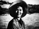 Actress Ava Gardner Smiling in a Scene from the Film