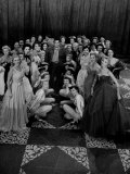 Buy Entertainer Jackie Gleason Standing in the Midst of a Stage Full of the Glamorous Chorus Girls at AllPosters.com