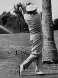 Golfer Ben Hogan, Demonstrating His Golf Drive