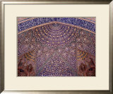 Interior Decorative Mosaic Tiling in the Chaharbach Mosque in Isfahan, Iran