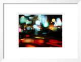 City Lights at Night, Blur, Yogyakarta, Indonesia