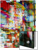 Neon Lights and Reflections in Shinjuku, Tokyo, Japan