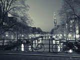 Prinsengracht and Wsterkerk, Amsterdam, Holland