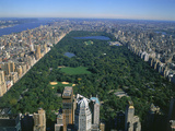 Aerial View of Central Park, NYC