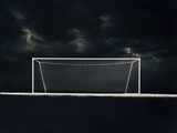 Soccer Net on a Stormy Night