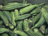 Okra Seed Pods (Abelmoschus Esculentus)