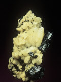 Ilvaite on Calcite, Russia