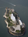 Alcatraz Island and Boat, San Francisco Bay, California