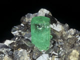 Emerald Crystal in Calcite, Colombia, South America