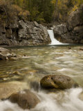 Buy The Crystal River Pours over a Rock Ledge Next to the Crystal River Mill in Colorado at AllPosters.com