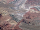 Aerial View of a Fault Zone in Sedimentary Rock, Southern Nevada, USA