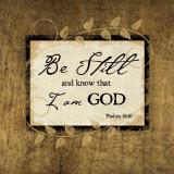 Be Still Art Print