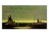 Buy Indian Camp at Dawn, 1873 at AllPosters.com