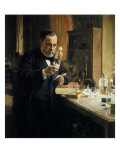 Louis Pasteur in Lab, 1884