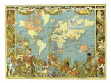 Map of the British Empire in 1886