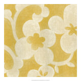 Buy Suzani Silhouette in Yellow I at AllPosters.com