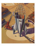 Sci Fi - Building Rocket Ship, 1948
