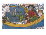 Buy Map Showing Amerigo Vespucci 1507 at AllPosters.com