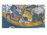 Buy Map Showing Ptolemy 1507 at AllPosters.com