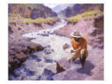 Panning Gold, Wyoming, 1949