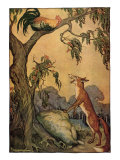 Fox and Rooster in Tree, 1919