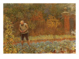Buy Gardener and Cabbages, 1870 at AllPosters.com