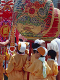 Annual Bun Festival in April-May on Cheung Chau Island, Hong Kong, China