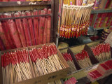 Shop Selling Joss Sticks for Buddhist and Taoist Temples, Macau, China