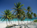 Tropical Coastline at Bottom Bay, Barbados, West Indies, Caribbean, Central America
