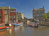 Liverpool Leeds Canal, in the Basin at Skipton, Yorkshire Dales National Park, Yorkshire, England