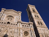 Facade of the Duomo Santa Maria Del Fiore, Florence, UNESCO World Heritage Site, Tuscany, Italy