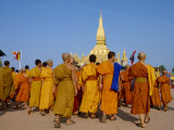 Makka Bu Saa Buddhist Celebration, During Pha That Luang, Vientiane, Laos