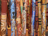 Buy Close-Up of Hand Painted Digeridoos for Sale in Sydney, New Sout Wales, Australia, Pacific at AllPosters.com