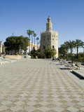 Torre Del Oro, El Arenal District, Seville, Andalusia, Spain, Europe