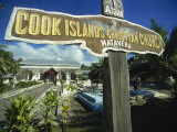 Buy Church and Graveyard, Matavera, Rarotonga, Cook Islands, Pacific Islands, Pacific at AllPosters.com