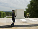 Buy Guard at the Tomb of the Unknown Soldier, Arlington National Cemetery, Arlington, Virginia, USA at AllPosters.com