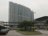 Huge Residential Apartment Blocks in the Town of Tung Chung, Lantau Island, Hong Kong, China