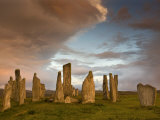 Standing Stones of Callanish at Dawn, Callanish, Near Carloway. Isle of Lewis, Scotland, UK