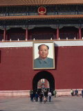 Buy Huge Portrait of Mao Tse Tung at the Forbidden City, Beijing, China at AllPosters.com