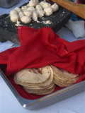 Buy Close-Up of Tortillas in a Tray Covered by a Red Cloth, in Mexico, North America at AllPosters.com