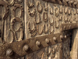 Horseshoes on Wall at Fatehpur Sikri, Built by Akbar in 1570, Uttar Pradesh State, India