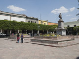 Plaza De La Independencia in Santiago De Queretaro, Queretaro State, Mexico