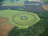 Buy Large Circular Aerial at Raf Chicksands, Bedfordshire, England, UK at AllPosters.com